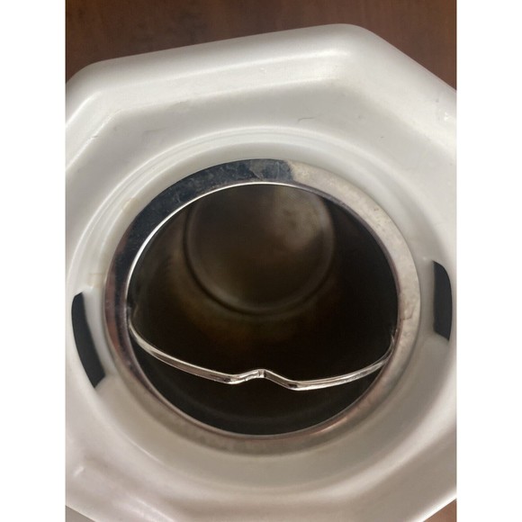 Teavana 32oz White Potter's Mark Ceramic Teapot Set w/ 8 Tea Cups / Infuser - Picture 4 of 12